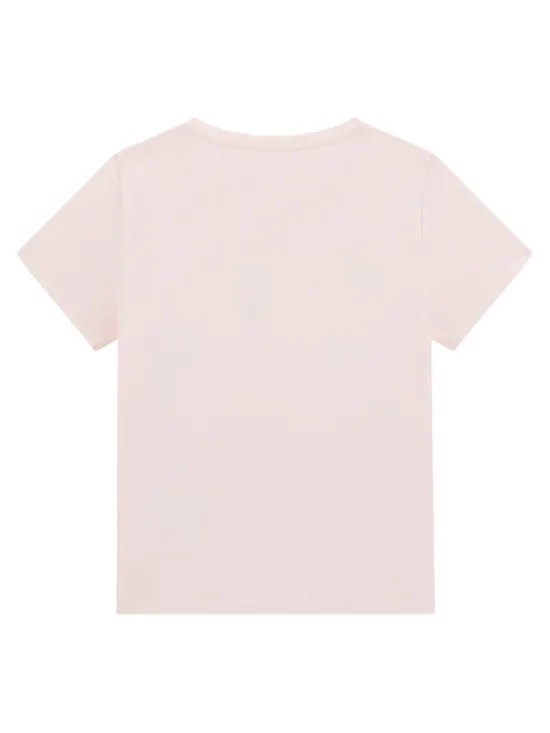 Guess T-Shirt J6RI34 K6YW4 Różowy Regular Fit