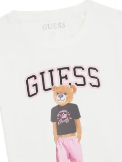 Guess T-Shirt J6YI08 K3710 Biały Regular Fit