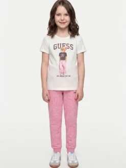Guess T-Shirt J6YI08 K3710 Biały Regular Fit