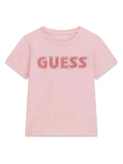 Guess T-Shirt J6YI12 2K4421 Różowy Regular Fit
