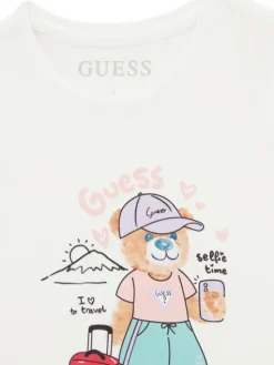 Guess T-Shirt K6GI18 K6YW4 Biały Regular Fit