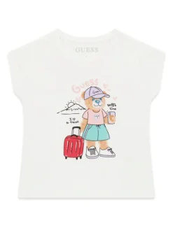 Guess T-Shirt K6GI18 K6YW4 Biały Regular Fit