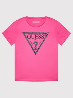 Guess T-Shirt K73I56 K8HM0 Różowy Regular Fit