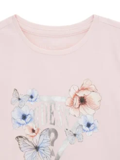 Guess T-Shirt K6RI21 K6YW4 Różowy Regular Fit