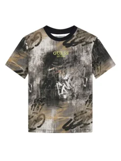 Guess T-Shirt L6RI04 K8HM4 Kolorowy Oversize