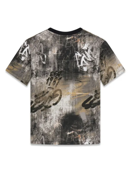 Guess T-Shirt L6RI04 K8HM4 Kolorowy Oversize