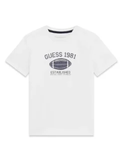 Guess T-Shirt L6YI05 K3711 Biały Regular Fit