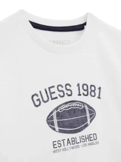 Guess T-Shirt L6YI05 K3711 Biały Regular Fit
