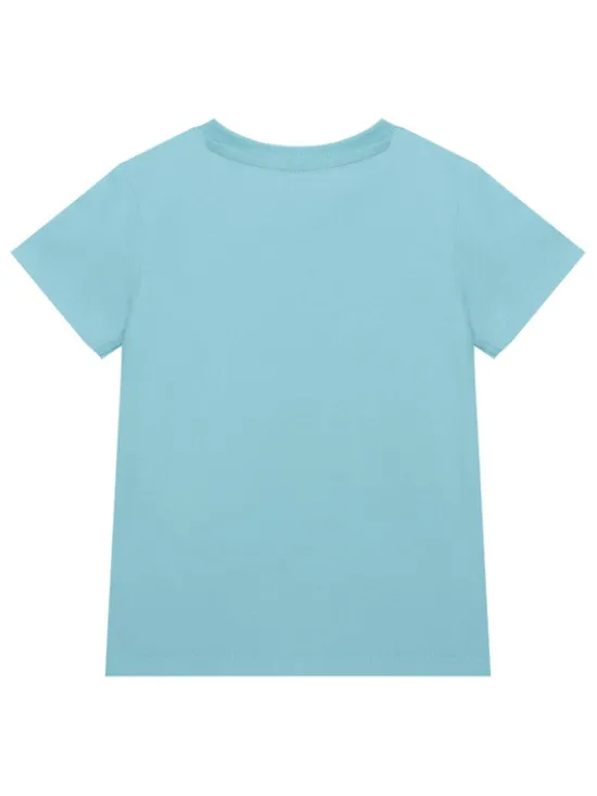 Guess T-Shirt N6GI04 K8HM4 Niebieski Regular Fit