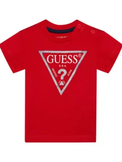Guess T-Shirt N73I55 K8HM0 Czerwony Regular Fit