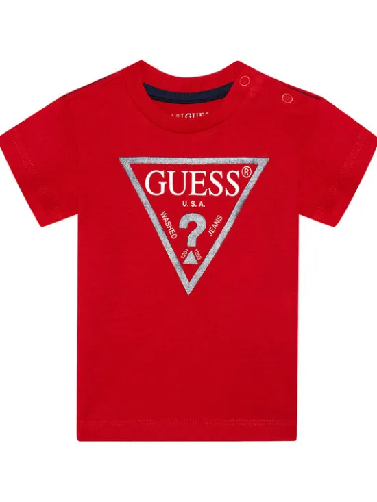 Guess T-Shirt N73I55 K8HM0 Czerwony Regular Fit