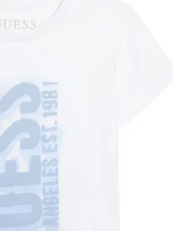 Guess T-Shirt N6RI11 K8HM4 Biały Regular Fit