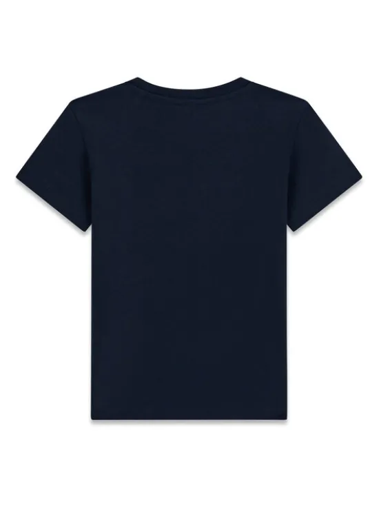 Guess T-Shirt N6RI05 K8HM4 Granatowy Regular Fit