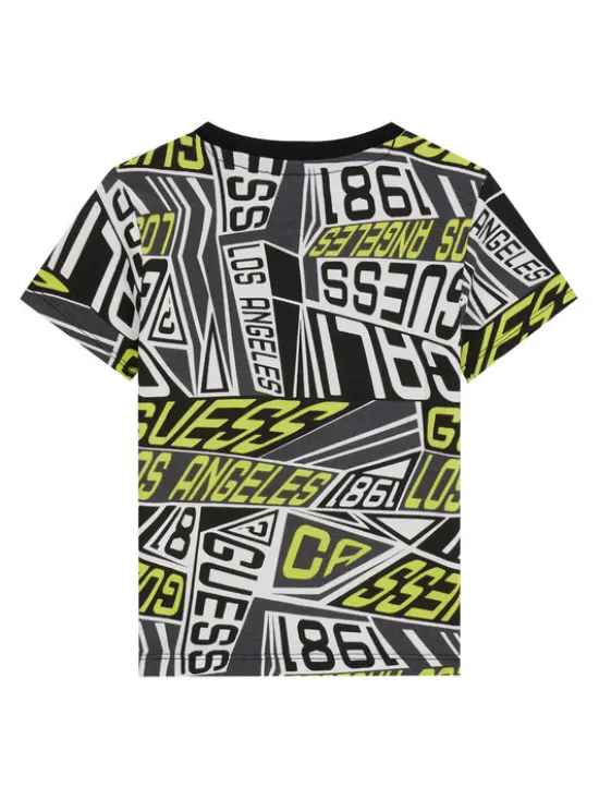 Guess T-Shirt N6RI04 K8HM4 Kolorowy Regular Fit