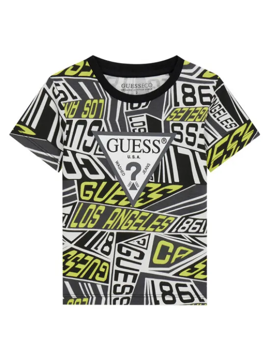 Guess T-Shirt N6RI04 K8HM4 Kolorowy Regular Fit