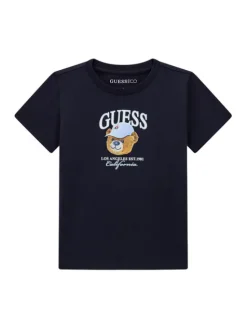 Guess T-Shirt N6YI13 K3801 Granatowy Regular Fit