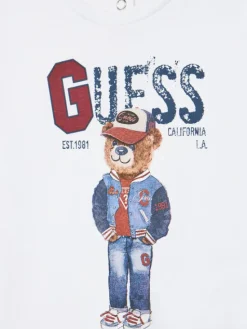 Guess T-Shirt N5YI22 K8HM4 Biały Regular Fit