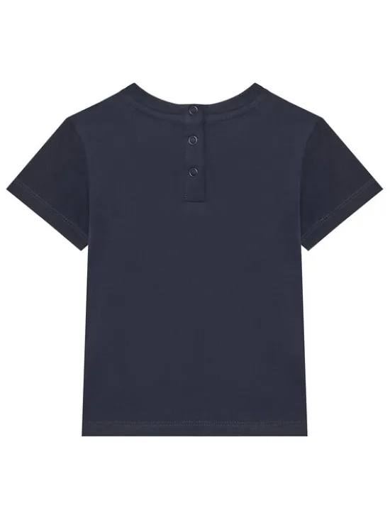 Guess T-Shirt N5YI22 K8HM4 Granatowy Regular Fit