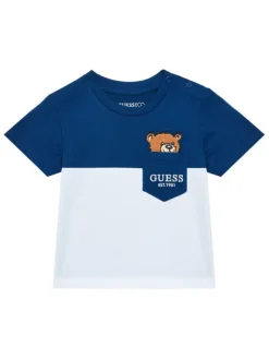 Guess T-Shirt N5YI11 K8HM4 Niebieski Regular Fit