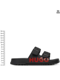 HUGO Klapki G01193 M Czarny