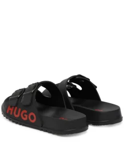 HUGO Klapki G01193 M Czarny