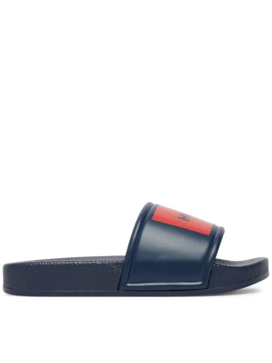 HUGO Klapki G01179 M Granatowy