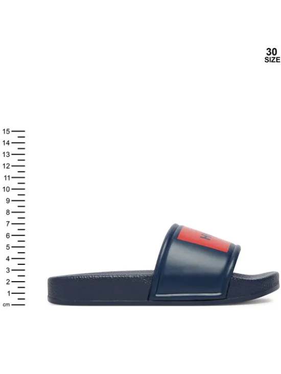 HUGO Klapki G01179 M Granatowy