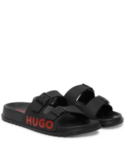 HUGO Klapki G01193 S Czarny