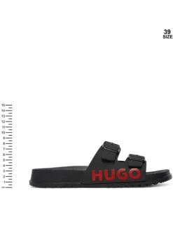 HUGO Klapki G01193 S Czarny