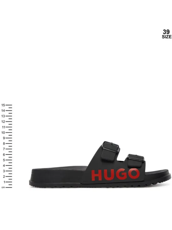 HUGO Klapki G01193 S Czarny