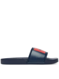 HUGO Klapki G01179 S Granatowy