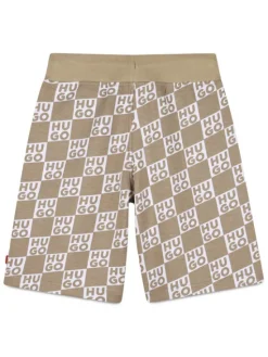 HUGO Szorty sportowe G00999 D Beżowy Regular Fit