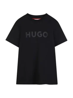 HUGO T-Shirt G01014 D Czarny Regular Fit