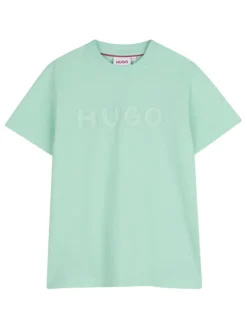 HUGO T-Shirt G01014 D Zielony Regular Fit