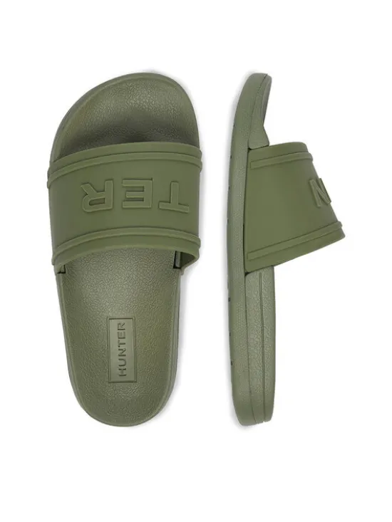 Hunter Klapki CEO-CP74-26376 Zielony
