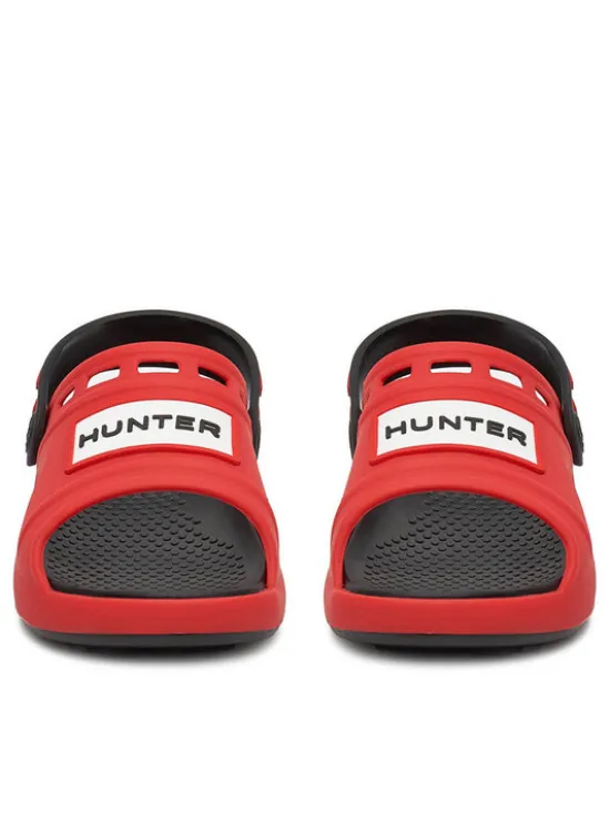 Hunter Klapki P4047539-CH Czerwony