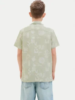 Jack & Jones Junior Koszula Luke 12277298 Zielony Relaxed Fit