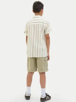 Jack & Jones Junior Koszula Luke 12277304 Biały Relaxed Fit