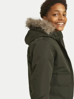 Jack & Jones Junior Kurtka zimowa 12258512 Zielony Regular Fit
