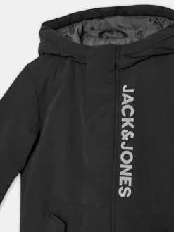 Jack & Jones Junior Kurtka zimowa 12237517 Czarny Regular Fit