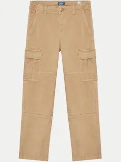 Jack & Jones Junior Spodnie materiałowe 12261033 Beżowy Regular Fit
