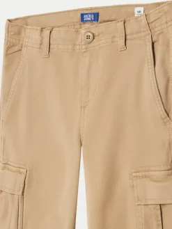 Jack & Jones Junior Spodnie materiałowe 12261033 Beżowy Regular Fit