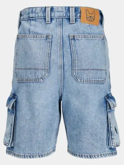 Jack & Jones Junior Szorty jeansowe Chris 12252508 Niebieski Relaxed Fit
