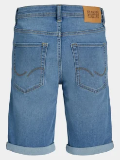 Jack & Jones Junior Szorty jeansowe 12257395 Niebieski Regular Fit