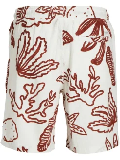 Jack & Jones Junior Szorty materiałowe 12277599 Écru Relaxed Fit