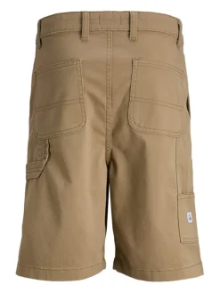 Jack & Jones Junior Szorty materiałowe Tony 12268938 Brązowy Relaxed Fit