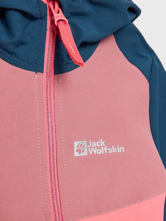 Jack Wolfskin Kurtka softshell Turbulence 1606385 Różowy Regular Fit