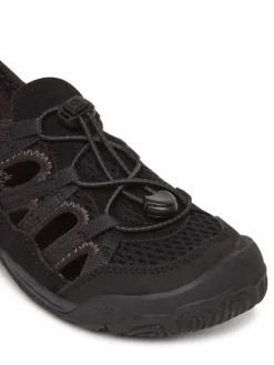 Jack Wolfskin Sandały Levente Sandal A64080 S Czarny