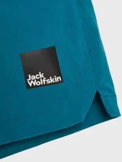 Jack Wolfskin Szorty materiałowe Teen 1609871 Niebieski Regular Fit