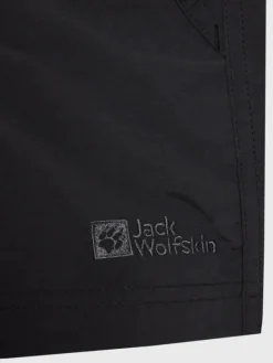 Jack Wolfskin Szorty materiałowe Sun 1605614 M Czarny Regular Fit